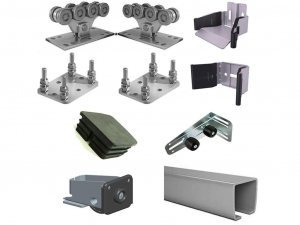 ALUTECH SGN.02.002.150-7-п Комплектующие для откатных ворот весом до 700 кг или шириной до 4,5м (набор-комплект с подставками)