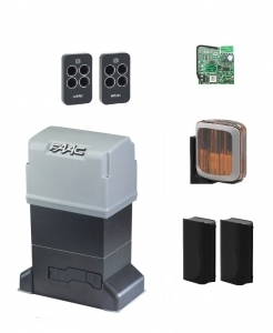 FAAC 844ERKIT FULL-A Автоматика для откатных ворот 844ERKIT FULL-A, комплект: привод, радиоприемник, 2 пульта, фотоэлементы, лампа 