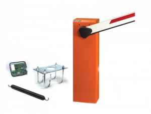 FAAC 615BPRKIT Шлагбаум автоматический FAAC 615BPR, комплект: тумба, стрела прямоугольная 4.8м, крепление стрелы, пластина монтажная, пружина 