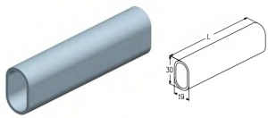 ALUTECH PED2018 - 407480300 Нажимная штанга PED2018 для подъёмных секционных ворот