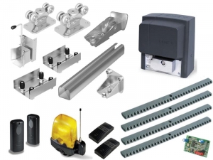 DOORHAN DHS20160-9 + BX608AGS Комплектующие для откатных (сдвижных) ворот весом до 700 кг или шириной до 6 м (набор-комплект фурнитуры) с автоматикой CAME BX608AGS