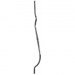 ARTEFERRO 1705/13 Балясина кованая изогнутая 12х12мм, Н 1000мм