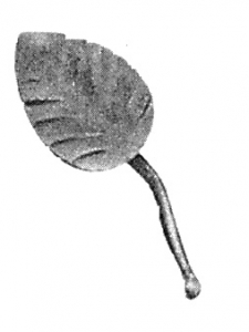 ARTEFERRO 604/12 Листок  H 80х32 мм