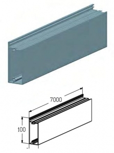 ALUTECH PRD120 - 401120512 Профиль воротный для подъёмных секционных ворот
