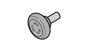 HORMANN 3039956 Ролик с осью 40 мм, направл. N, L, BL, Z,BZ