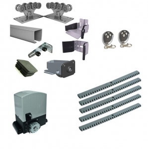 ALUTECH SGN.01.002.150-6 + ASL500KIT-KR5 Комплектующие для откатных ворот весом до 450 кг или шириной до 4м (набор-комплект) с автоматикой AN-MOTORS ASL500KIT-KR5