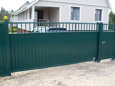 Откатные ворота серии ЕВРО 