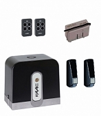 Автоматика для откатных ворот C721KIT-F, комплект: привод, радиоприемник, 2 пульта, фотоэлементы