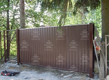 Откатные ворота серии КЛАССИК