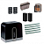 FAAC C720KIT FULL-A5 Автоматика для откатных ворот C720KIT FULL-A5, комплект: привод, радиоприемник, 2 пульта, фотоэлементы, лампа, 5 реек