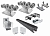 CAME KIT VITA ME03+STAGE MB6-CAME-п Комплектующие для откатных (сдвижных) ворот весом до 700 кг или шириной до 4 м (набор-комплект с подставками)