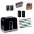 FAAC C720KIT FULL-A6 Автоматика для откатных ворот C720KIT FULL-A6, комплект: привод, радиоприемник, 2 пульта, фотоэлементы, лампа, 6 реек