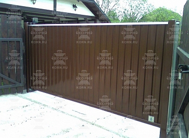 Откатные ворота серии ЕВРО