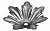ARTEFERRO 140/8 Цветок штампованный 39х10х0,3мм