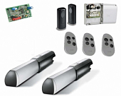 Автоматика для распашных ворот ATI 5000 KIT4, комплект: 2 привода, радиоприемник, 3 пульта, фотоэлементы, блок управления