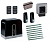 FAAC C720KIT FULL8 Автоматика для откатных ворот C720KIT FULL8, комплект: привод, радиоприемник, 2 пульта, фотоэлементы, лампа, 8 реек