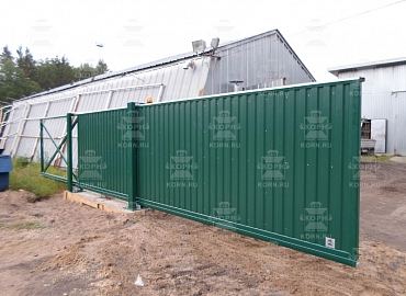 Откатные ворота серии ЭКО-ПРОФ