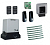 FAAC 741KIT FULL7 Автоматика для откатных ворот 741KIT FULL7, комплект: привод, радиоприемник, 2 пульта, фотоэлементы, лампа, 7 реек