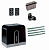 FAAC C720KIT-FK4 Автоматика для откатных ворот C720KIT-FK4, комплект: привод, радиоприемник, 2 пульта, фотоэлементы, 4 рейки