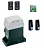 FAAC 746KIT-F Автоматика для откатных ворот 746KIT-F, комплект: привод, радиоприемник, 2 пульта, фотоэлементы