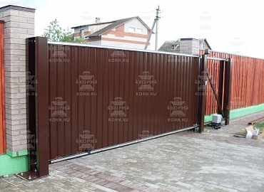 Откатные ворота серии ЕВРО