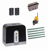 Автоматика для откатных ворот C721KIT-LK5, комплект: привод, радиоприемник, 2 пульта, лампа, 5 реек