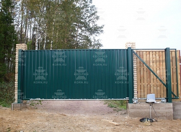 Откатные ворота серии ЕВРО