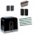 FAAC C720KIT-FA5 Автоматика для откатных ворот C720KIT-FA5, комплект: привод, радиоприемник, 2 пульта, фотоэлементы, 5 реек