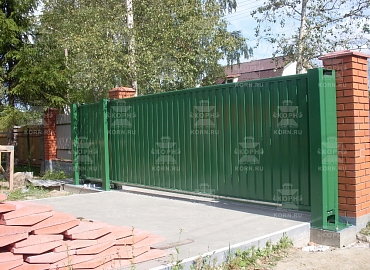 Откатные ворота серии ПРОФ