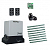 FAAC 741KIT-FK8 Автоматика для откатных ворот 741KIT-FK8, комплект: привод, радиоприемник, 2 пульта, фотоэлементы, 8 реек