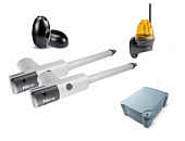 Автоматика для распашных ворот TOO3000KLT-FKLKWR, комплект: 2 привод, блок управления, фотоэлементы, лампа