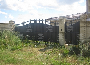 Откатные ворота серии ПРЕМИУМ модель КАМЕЯ