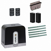 Автоматика для откатных ворот C721KIT-FA5, комплект: привод, радиоприемник, 2 пульта, фотоэлементы, 5 реек